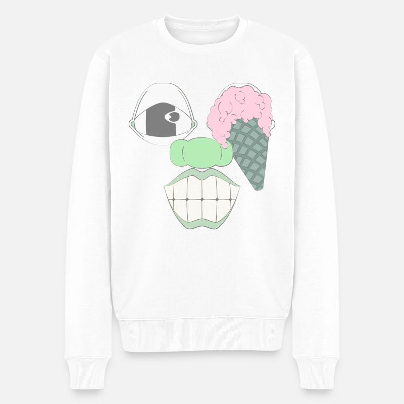 UN CLASSIQUE - Pull Premium bio Homme - blanc