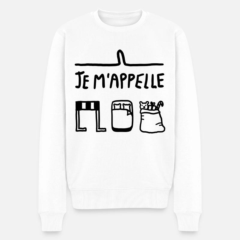 ELIOTT - Pull Premium bio Homme - blanc