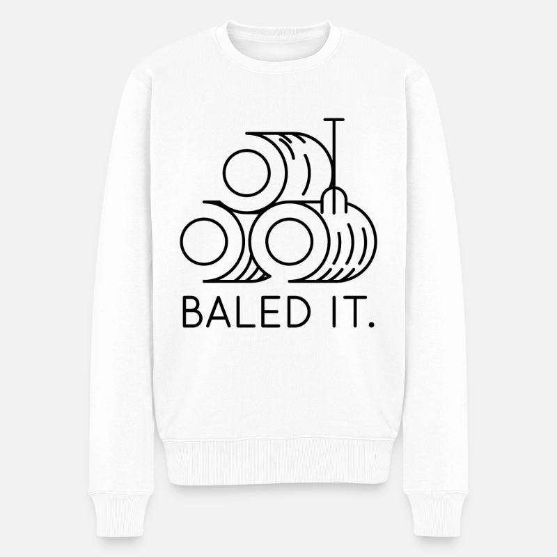 Mis en balles - Pull Premium bio Homme - blanc