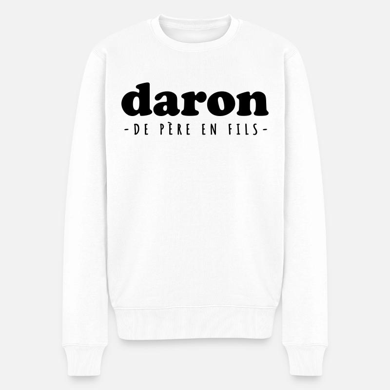 Daron de père en fils - Pull Premium bio Homme - blanc