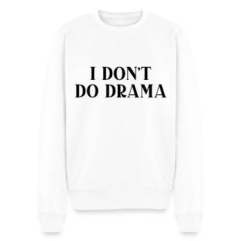 Je ne fais pas de drame - Pull Premium bio Homme - blanc - Devant - Thijin (182cm)