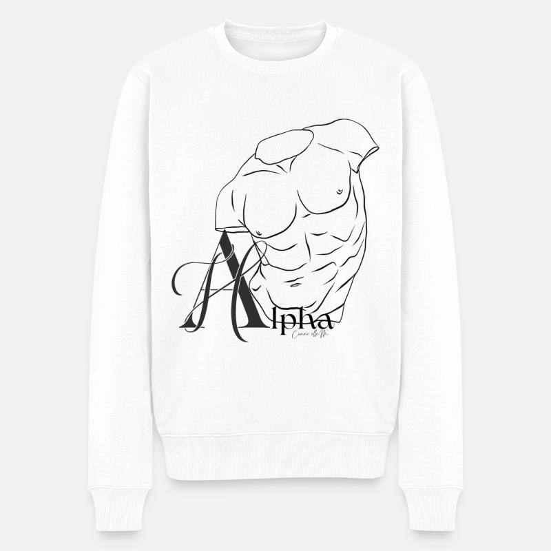 ALPHA 2 - Pull Premium bio Homme - blanc