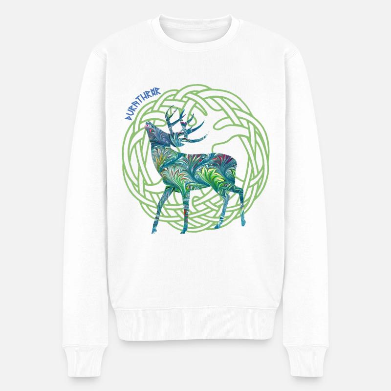 hirsch durathror e 115 - Pull Premium bio Homme - blanc