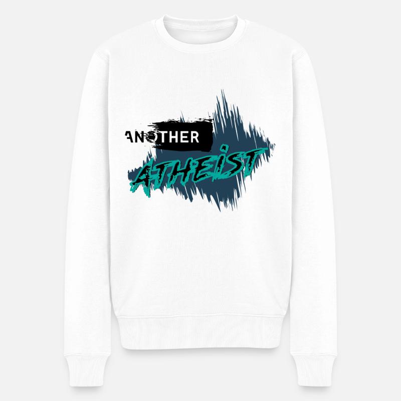 Another Atheist - Männer Premium Bio Pullover - Weiß