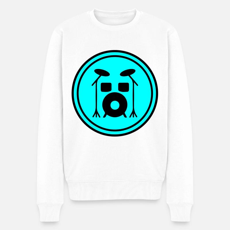 Percussion - Pull Premium bio Homme - blanc