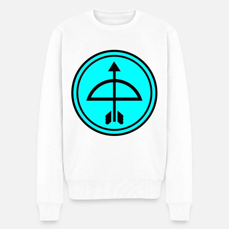 Arc et flèche - Pull Premium bio Homme - blanc