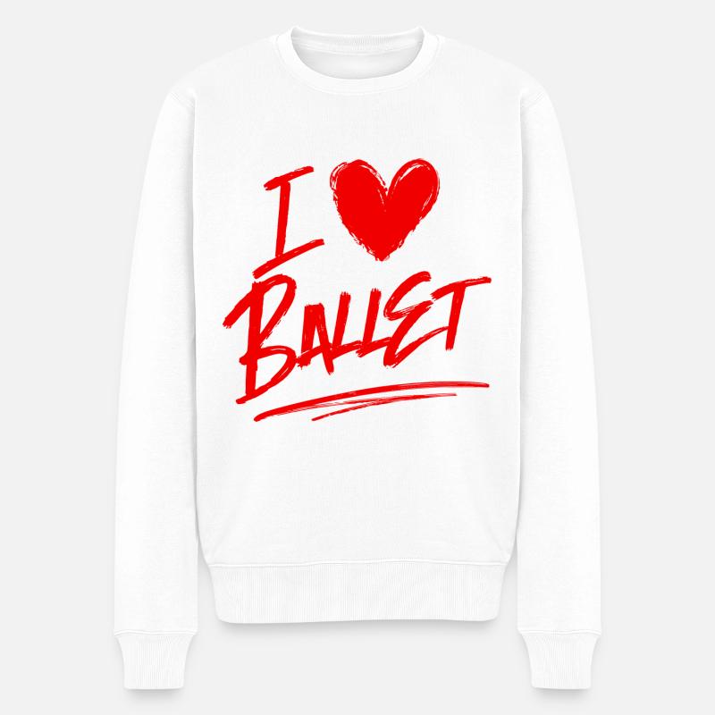 J’adore le ballet - Pull Premium bio Homme - blanc