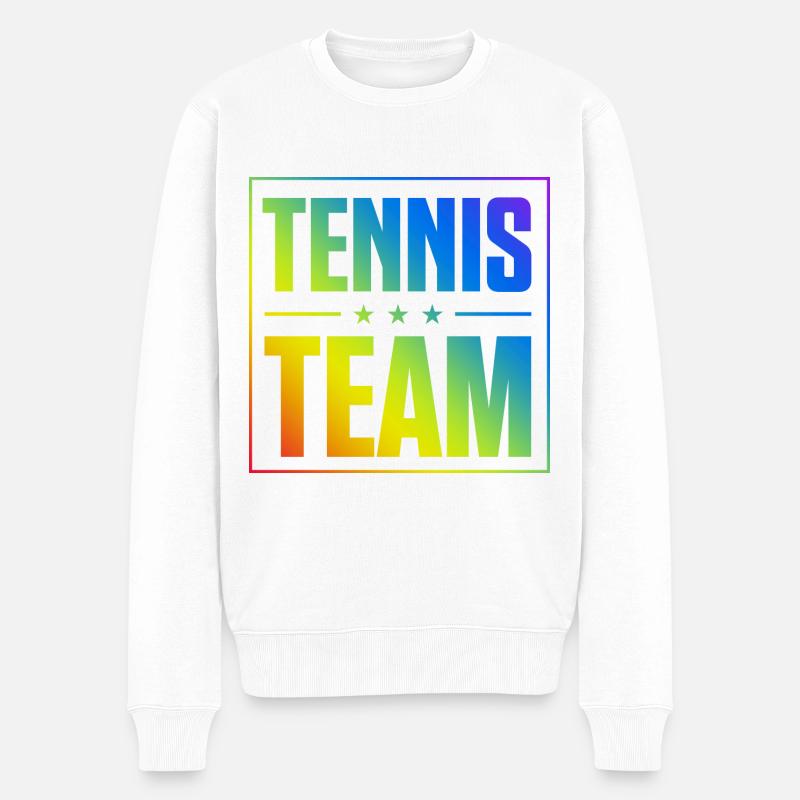 Équipe de tennis - Pull Premium bio Homme - blanc