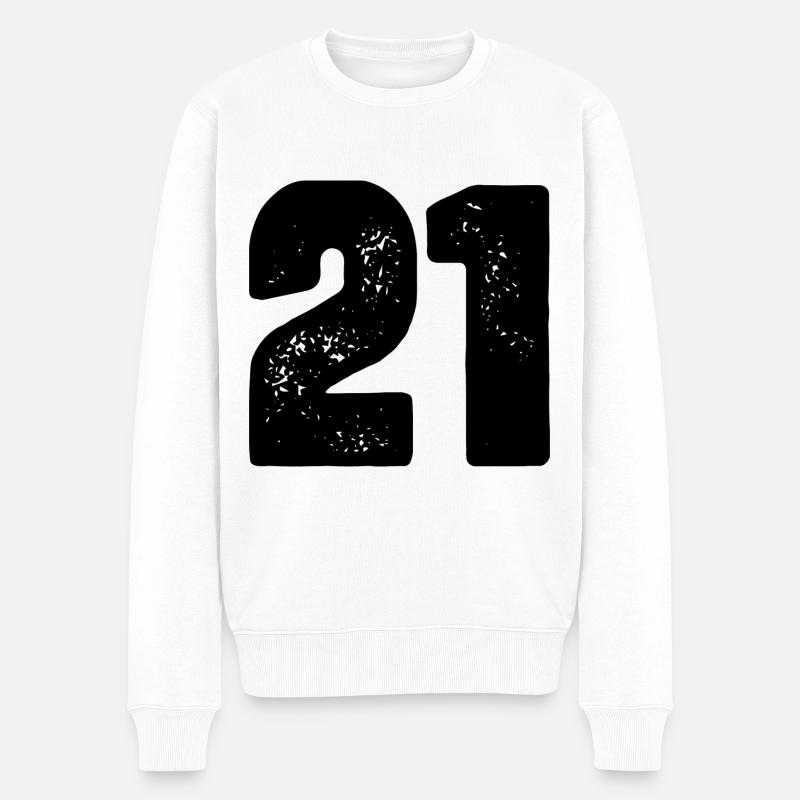 Maillot à 21 chiffres - Pull Premium bio Homme - blanc