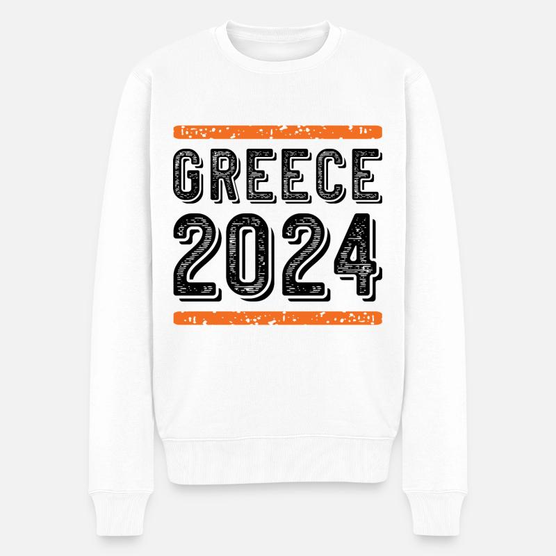 Grèce Millésime 2024 - Pull Premium bio Homme - blanc
