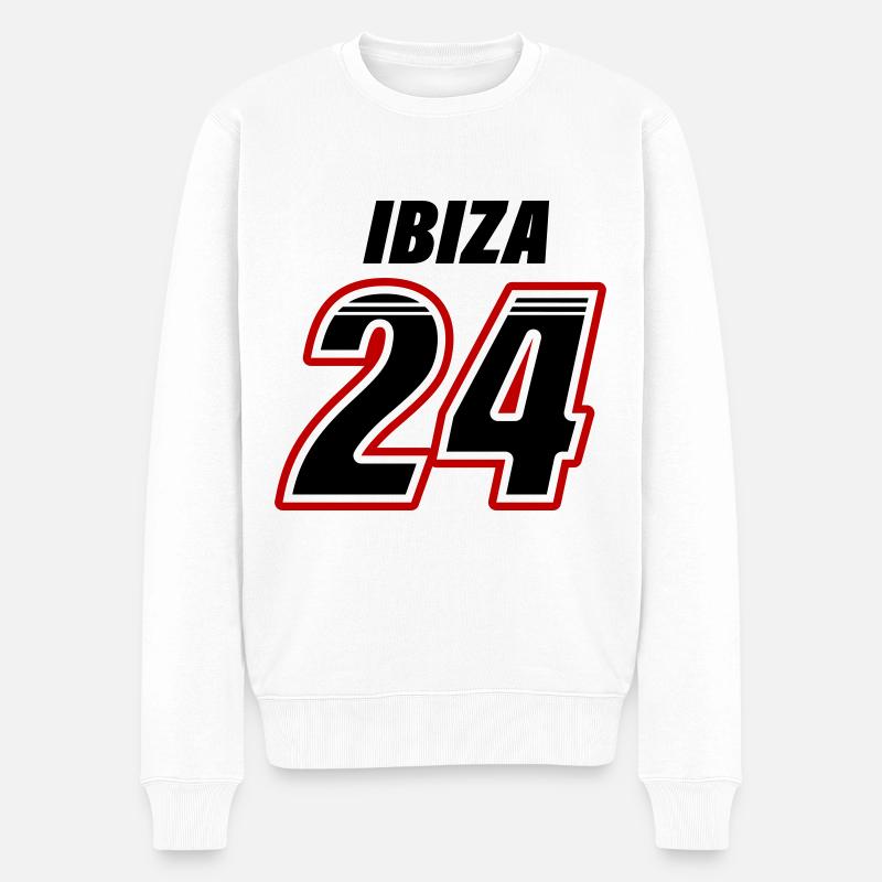 Ibiza 24 - Pull Premium bio Homme - blanc