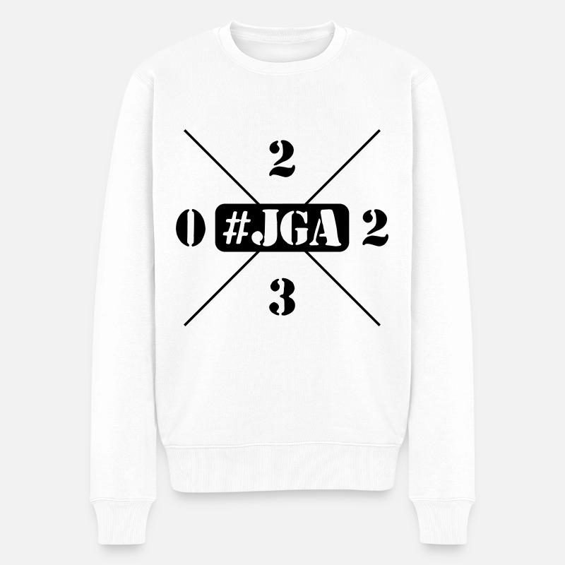 Jga 2023 Junggesellenabschied - Männer Premium Bio Pullover - Weiß