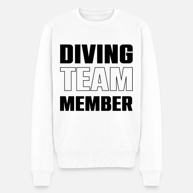 Équipe de plongée - Pull Premium bio Homme - blanc