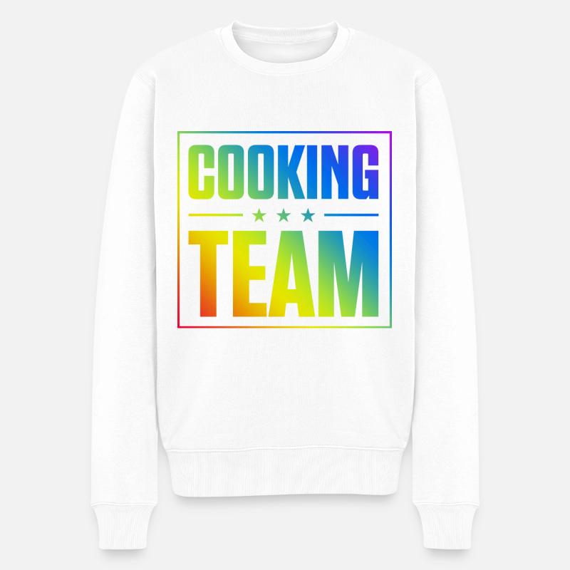 Équipe de cuisine - Pull Premium bio Homme - blanc