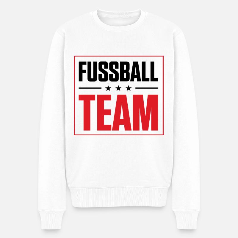 Équipe de football - Pull Premium bio Homme - blanc