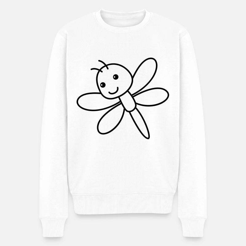 Libellule Libellule - Pull Premium bio Homme - blanc
