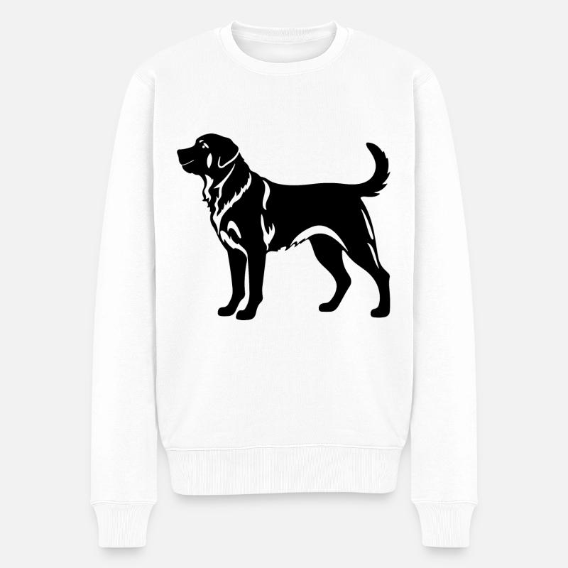 Kangal Hund - Männer Premium Bio Pullover - Weiß