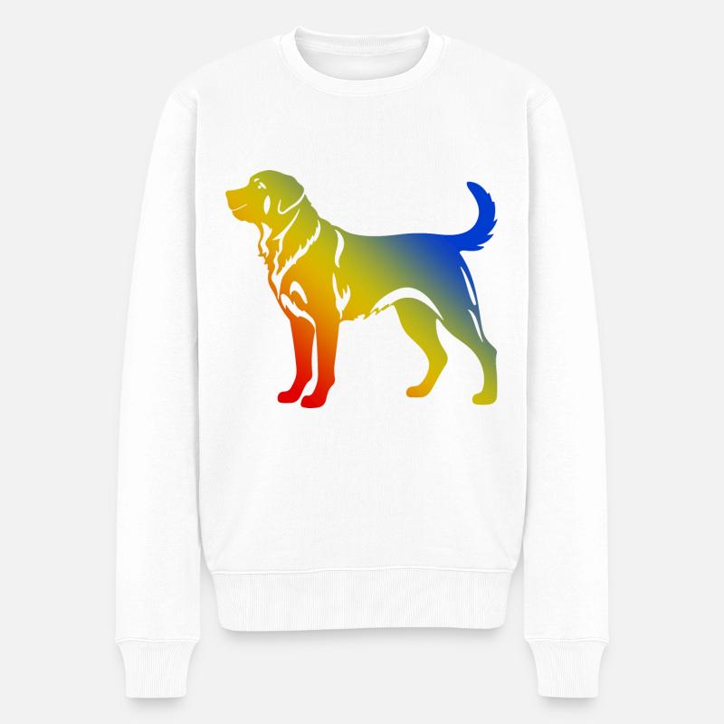 Kangal Hund - Männer Premium Bio Pullover - Weiß