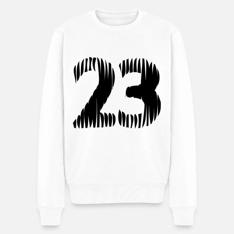 Maillot à 23 chiffres - Pull Premium bio Homme - blanc