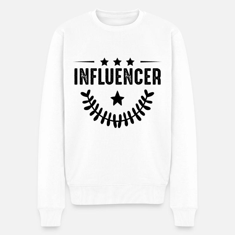 Profession d’influenceur - Pull Premium bio Homme - blanc