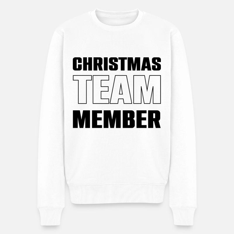 Équipe de Noël - Pull Premium bio Homme - blanc
