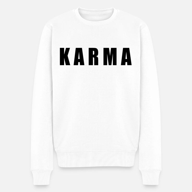 Karma - Pull Premium bio Homme - blanc