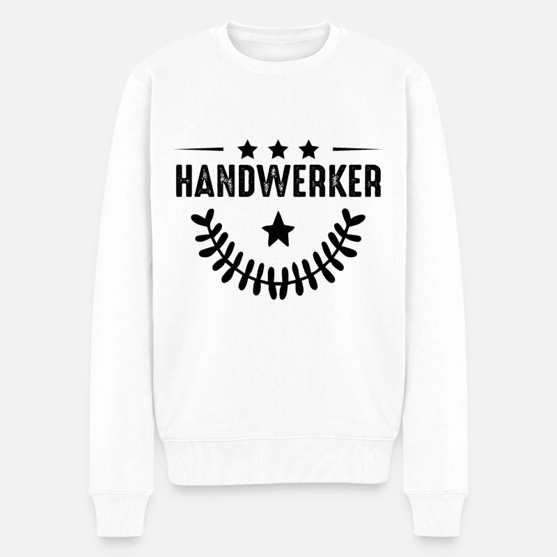 Métier d’artisan - Pull Premium bio Homme - blanc