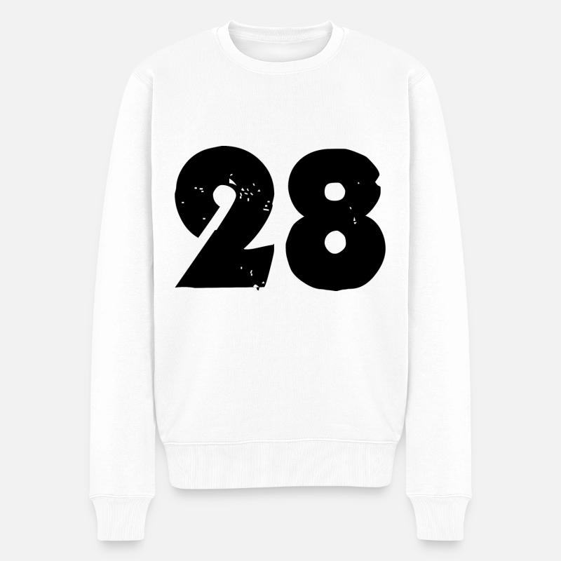 Nombre 28 - Pull Premium bio Homme - blanc