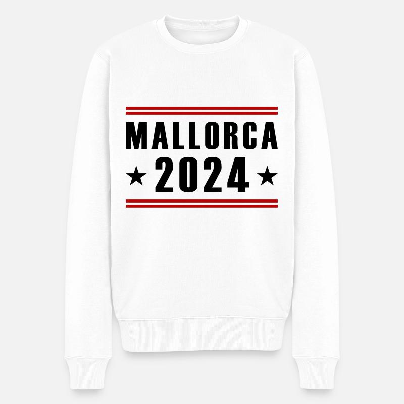 Majorque 2024 - Pull Premium bio Homme - blanc