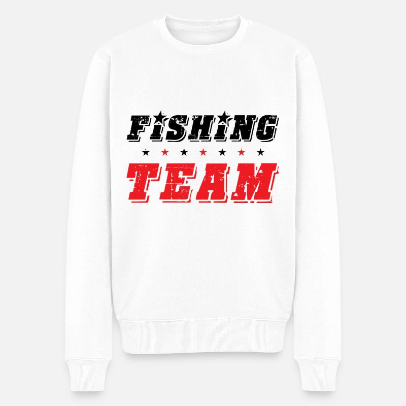 Équipe de pêche - Pull Premium bio Homme - blanc