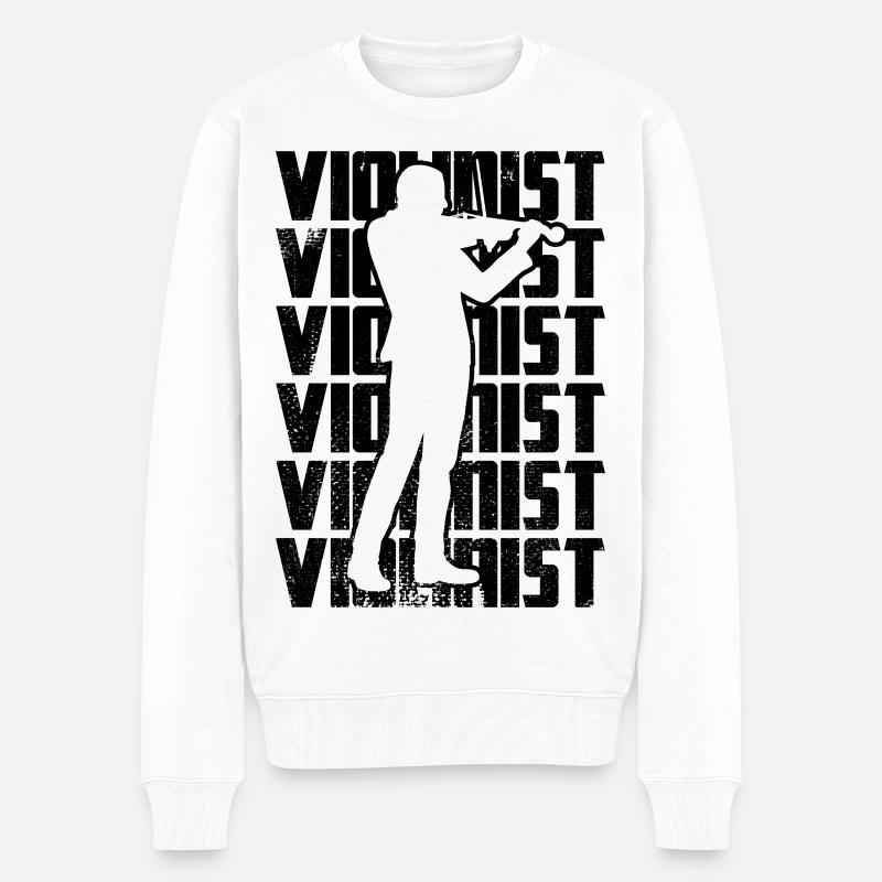 Violoniste - Pull Premium bio Homme - blanc