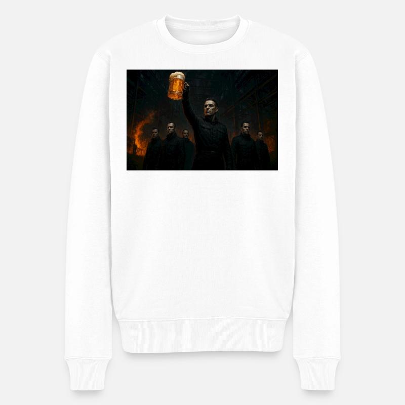 Qu’est-ce qu’on boit ? - Pull Premium bio Homme - blanc