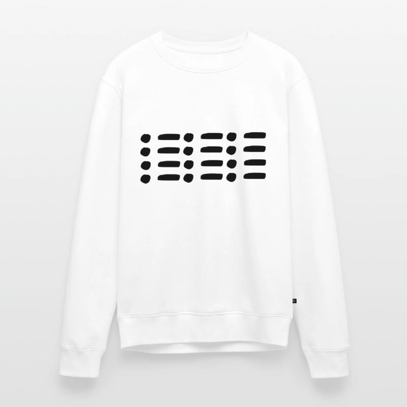 Line, dots, dot, shape, shape, pattern Men's Premium Organic Jumper