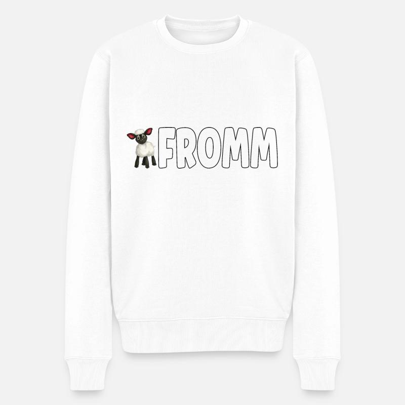 Lammfromm - Vous êtes innocent. TOUJOURS! - Pull Premium bio Homme - blanc
