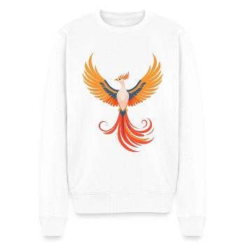 Phoenix - Men's Premium Organic Jumper - white - Front - Thijin (182cm)