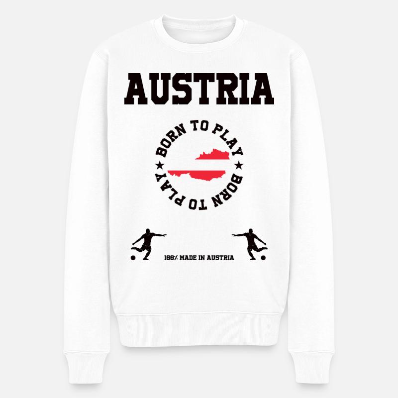Autriche - Pull Premium bio Homme - blanc