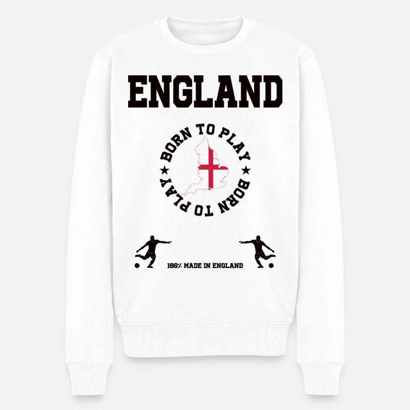 Angleterre - Pull Premium bio Homme - blanc