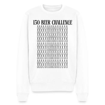 Beer Challenge Chemise de fête - Pull Premium bio Homme - blanc - Devant - Thijin (182cm)