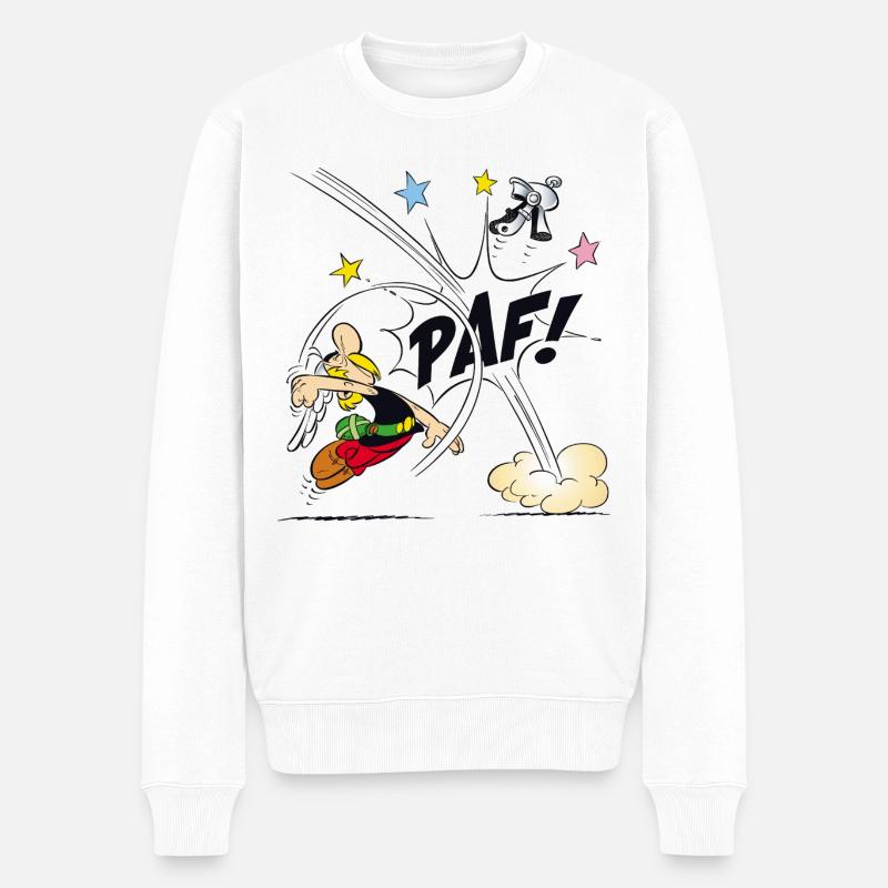 Asterix & Obelix - Asterix poing - Pull Premium bio Homme - blanc