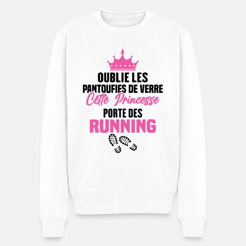 Cette princesse porte des running - Pull Premium bio Homme - blanc