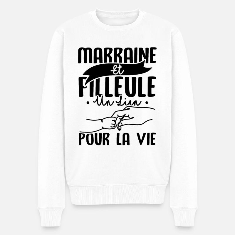 Marraine et filleule - Pull Premium bio Homme - blanc