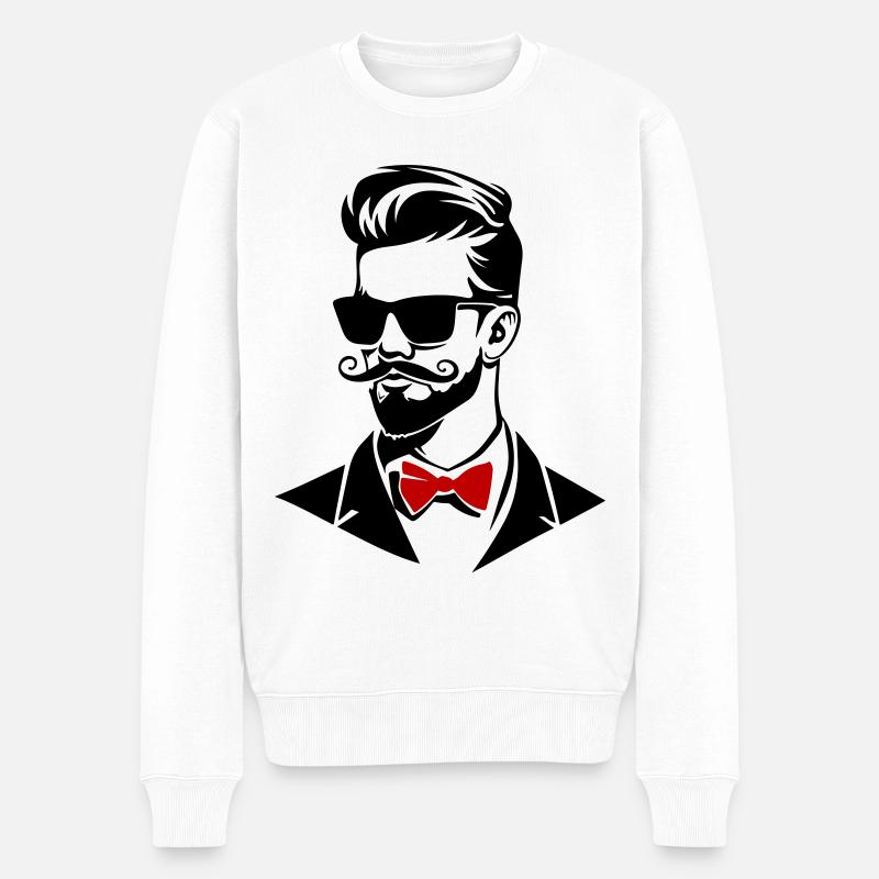 Marié élégant - Pull Premium bio Homme - blanc