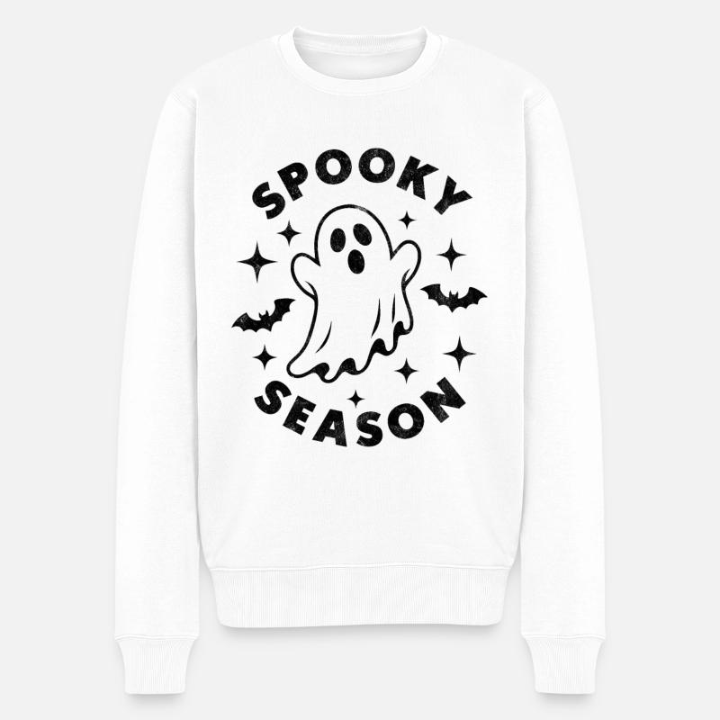 Saison effrayante - Pull Premium bio Homme - blanc