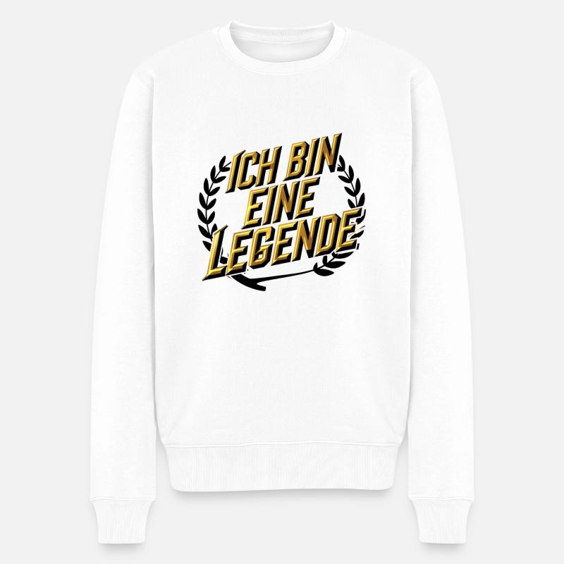 Je suis une légende - Pull Premium bio Homme - blanc