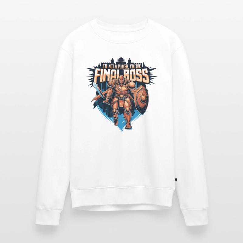 I'm the FinalBoss – Powerful Character Men's Premium Organic Jumper