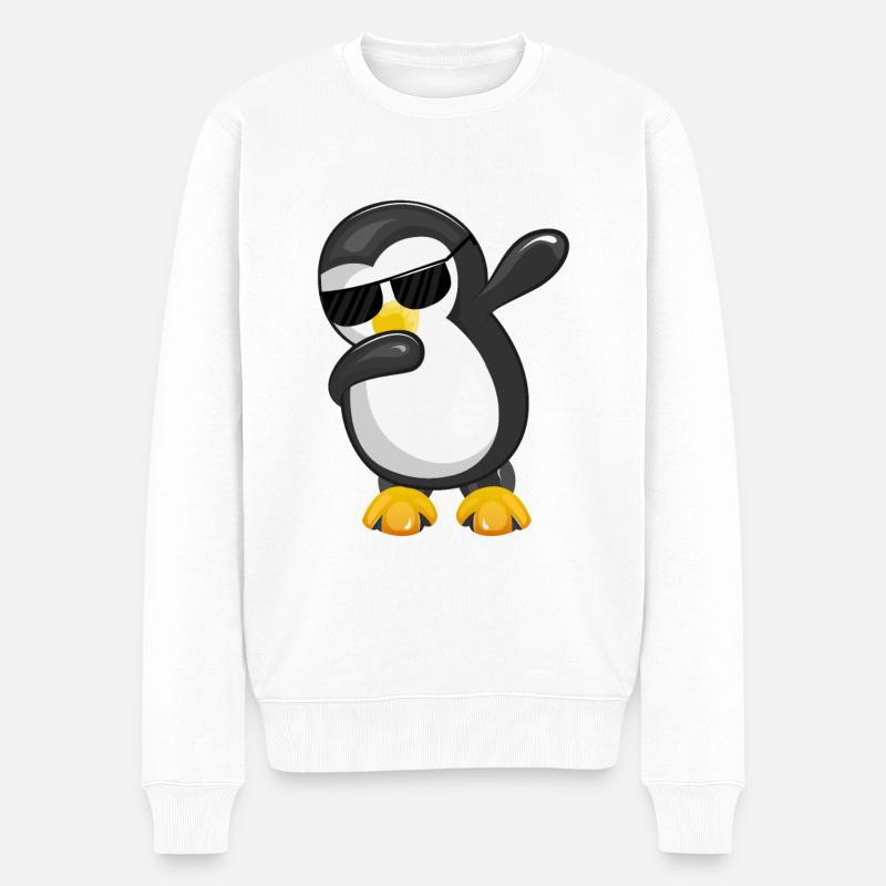 Pingouins Pôle Sud Antarctique Empereur Pingouin Pingouin Pingouin - Pull Premium bio Homme - blanc