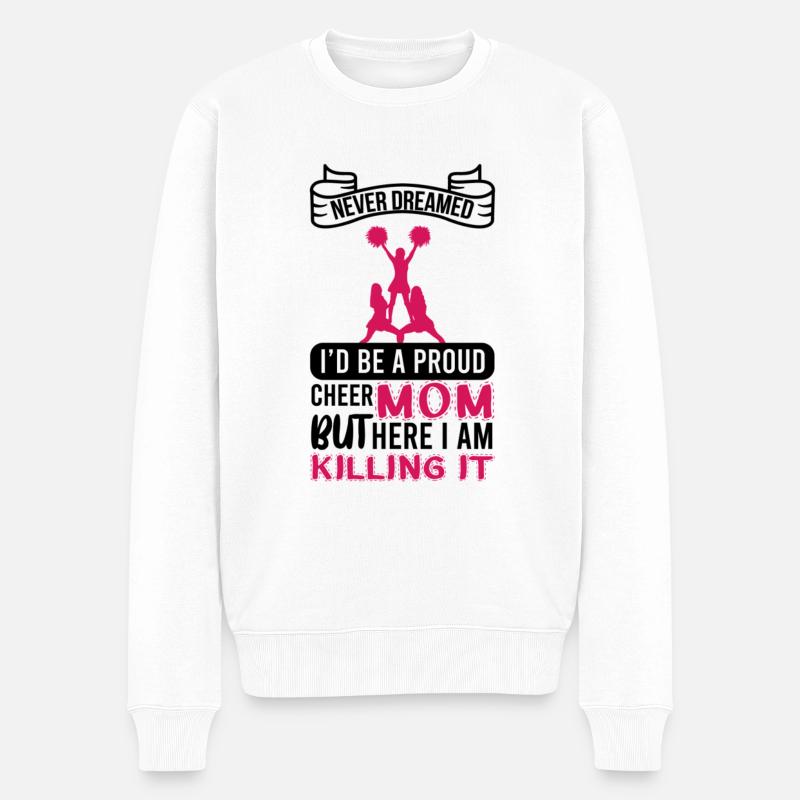 Cheerleading Cheerleader Cadeau - Pull Premium bio Homme - blanc