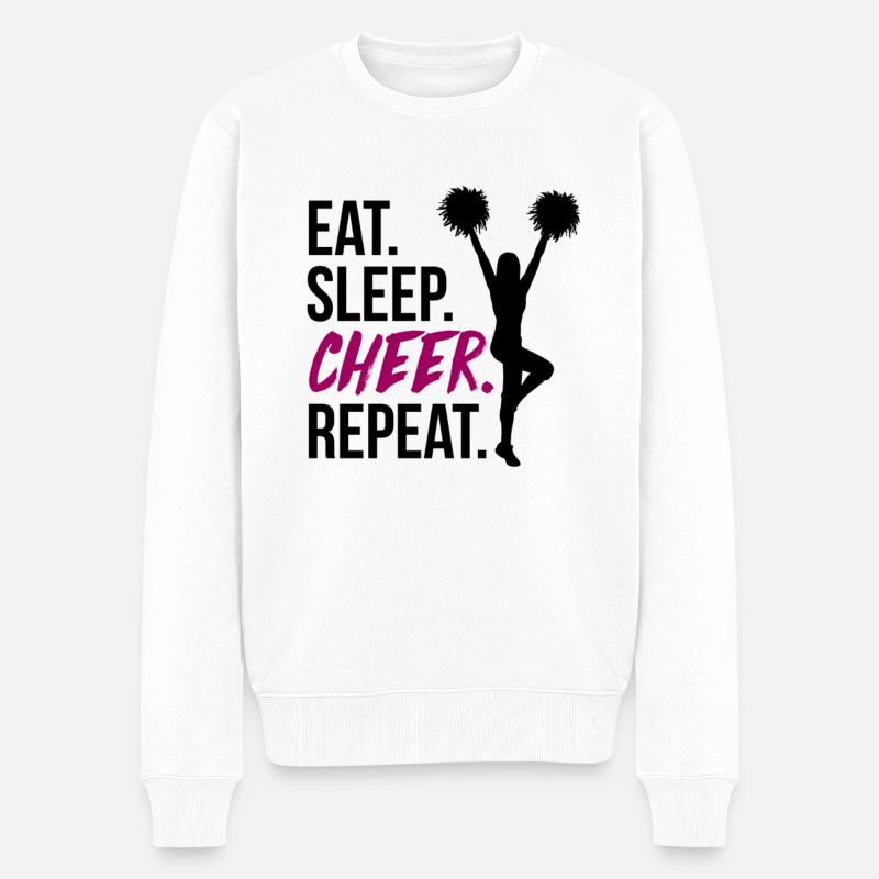 Cheerleading Cheerleader Cadeau - Pull Premium bio Homme - blanc