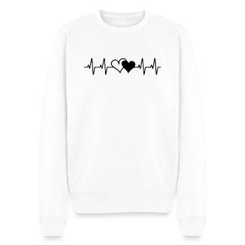 Aide à la guérison Infirmière en santé - Pull Premium bio Homme - blanc - Devant - Thijin (182cm)