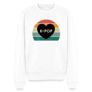 Musik Japan K-Popper K-Popperin Musiker K-Pop - Männer Premium Bio Pullover - Weiß - Vorne - Thijin (182cm)